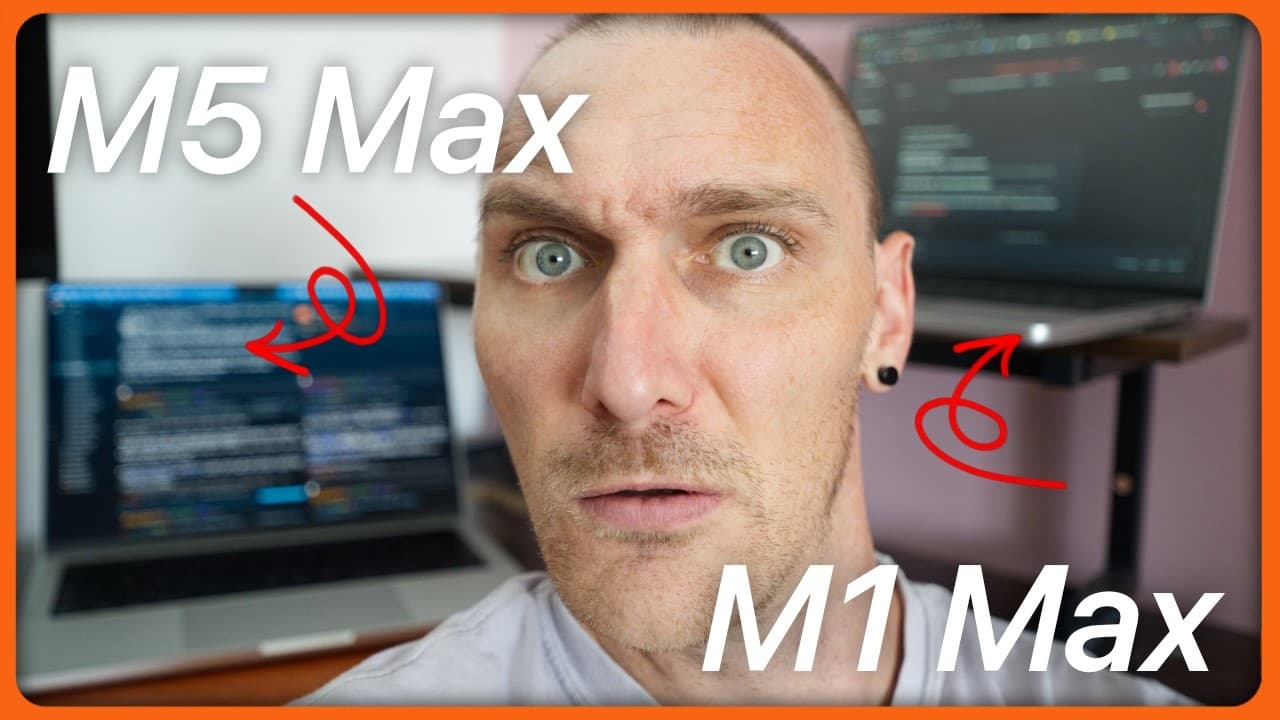 M5 Max MacBook Pro vs M1 Max